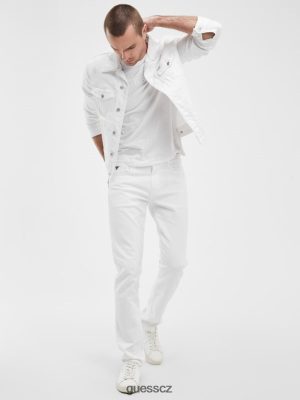 GUESS Czarna Torebka - GUESS Ekologické zúžení džíny Optická bílá muži 2BRD3954 oblečení