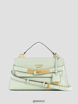 GUESS Czarna Torebka - GUESS Enisa Top Handle Crossbody minty ženy 2BRD2874 tašky