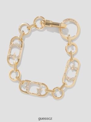 GUESS Czarna Torebka - GUESS G LOGE LINK LINK BRACELET zlato ženy 2BRD3873 příslušenství