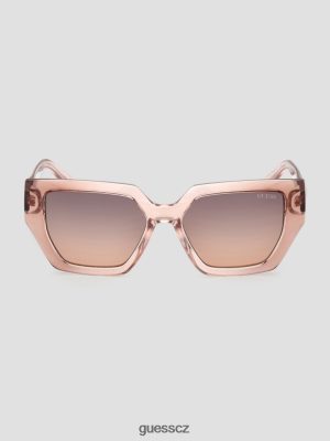GUESS Czarna Torebka - GUESS Geometrické plastové sluneční brýle Emilia hnědý ženy 2BRD3681 příslušenství