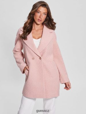GUESS Czarna Torebka - GUESS Ginny Coat Satén Rose ženy 2BRD1935 oblečení