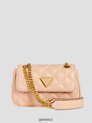 GUESS Czarna Torebka - GUESS Giully Mini Convertible Crossbody meruňkový krém ženy 2BRD2853 tašky