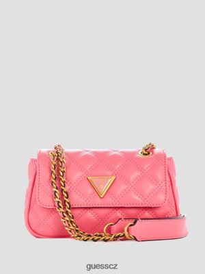 GUESS Czarna Torebka - GUESS Giully Mini Convertible Crossbody vodní meloun ženy 2BRD2943 tašky