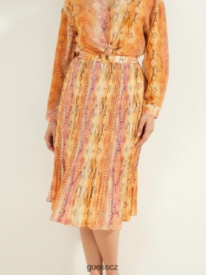 GUESS Czarna Torebka - GUESS Halley sukně Sonora Skin ženy 2BRD2382 oblečení