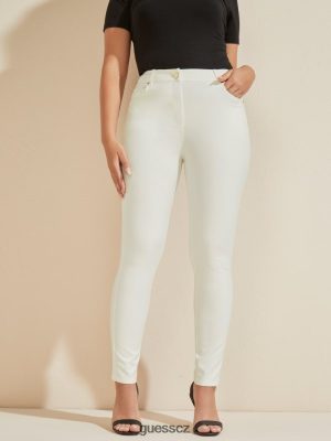 GUESS Czarna Torebka - GUESS Hollywood Skinny Pant bledá perla ženy 2BRD2112 oblečení