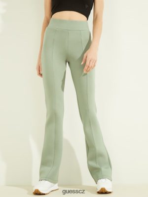 GUESS Czarna Torebka - GUESS Kalhoty širokoúhlého ekologického hlediska Salvia Green ženy 2BRD2496 oblečení