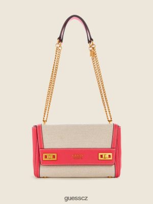 GUESS Czarna Torebka - GUESS Kateová taška na plátně plátno Bleu/New Teal ženy 2BRD2994 tašky