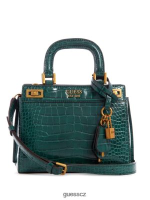 GUESS Czarna Torebka - GUESS Katey Mini Satchel Forte Brown ženy 2BRD3288 tašky