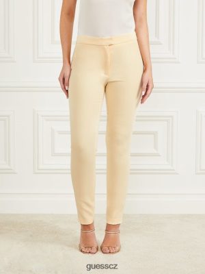 GUESS Czarna Torebka - GUESS Kelly Skinny Pant žlutý prach ženy 2BRD2166 oblečení