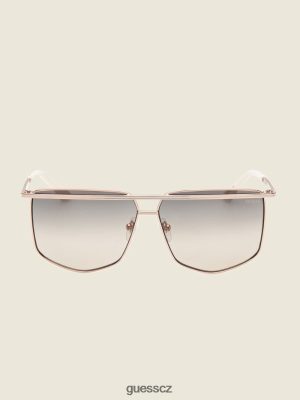 GUESS Czarna Torebka - GUESS Kovové obočí bar geometrické sluneční brýle černý ženy 2BRD3690 příslušenství