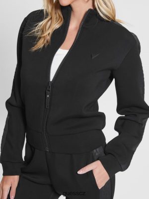 GUESS Czarna Torebka - GUESS Mikina Eco Allie Scuba černý ženy 2BRD1755 oblečení