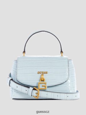 GUESS Czarna Torebka - GUESS Montreal Faux-Crocodile Mini Crossbody led ženy 2BRD2775 tašky