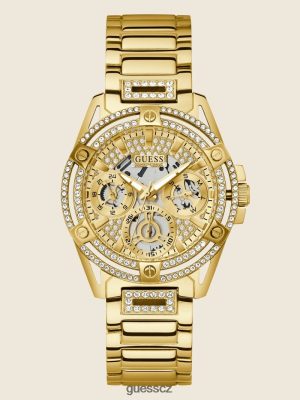 GUESS Czarna Torebka - GUESS Multifunkční hodinky Crystal zlato ženy 2BRD3552 příslušenství