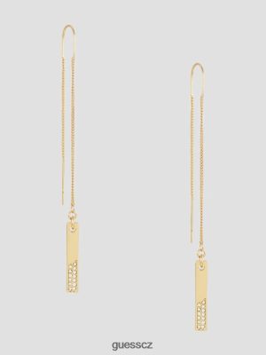 GUESS Czarna Torebka - GUESS Náušnice drahokamu zlato ženy 2BRD3834 příslušenství