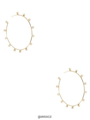 GUESS Czarna Torebka - GUESS Náušnice drahokamu zlato ženy 2BRD3921 příslušenství