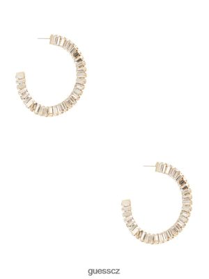 GUESS Czarna Torebka - GUESS Náušnice obruče zlato ženy 2BRD3885 příslušenství