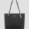 GUESS Czarna Torebka - GUESS Noelle Quattro G Noel Tote Cloud Wash ženy 2BRD3222 tašky