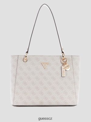 GUESS Czarna Torebka - GUESS Noelle Quattro G Small Noel Tote Dove logo ženy 2BRD3072 tašky
