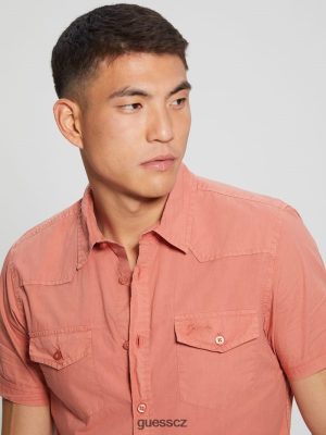 GUESS Czarna Torebka - GUESS Nottinghamová košile Aechmea Pinky muži 2BRD3984 oblečení