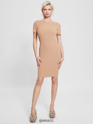 GUESS Czarna Torebka - GUESS Oblékání svetrů Anne Khaki Tan ženy 2BRD582 oblečení