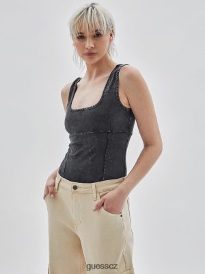 GUESS Czarna Torebka - GUESS Originální kombinéza Jet Black Multi unisex 2BRD1188 oblečení