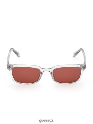 GUESS Czarna Torebka - GUESS Originální obdélníkové sluneční brýle šedá unisex 2BRD3744 příslušenství