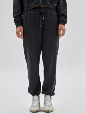 GUESS Czarna Torebka - GUESS Originals Classic Logo Joggers Jet Black Multi unisex 2BRD2475 oblečení