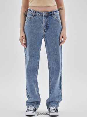 GUESS Czarna Torebka - GUESS Originals Kit kyseliny promyly tesařské džíny Go Střední indigová kyselina byla unisex 2BRD150 oblečení