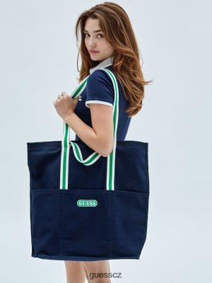 GUESS Czarna Torebka - GUESS Originals Vintage Logo Tote zčernalé modré ženy 2BRD3096 tašky