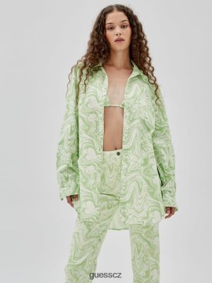 GUESS Czarna Torebka - GUESS Originals X J Balvin Aop tričko zelená jaro více unisex 2BRD1350 oblečení