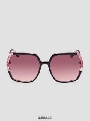 GUESS Czarna Torebka - GUESS Plastové sluneční brýle třpytky černý ženy 2BRD3723 příslušenství