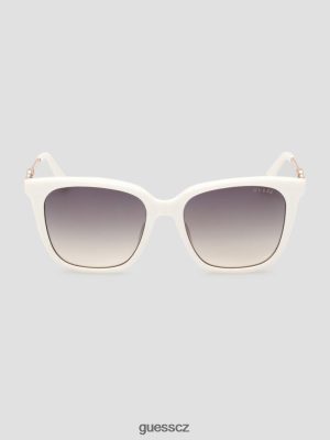 GUESS Czarna Torebka - GUESS Plastové čtvercové g sluneční brýle bílý ženy 2BRD3660 příslušenství