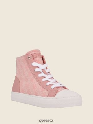 GUESS Czarna Torebka - GUESS Power Logo High-Top tenisky světle růžová 680 ženy 2BRD3378 obuv