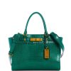 GUESS Czarna Torebka - GUESS Raffie Carryall zelený ženy 2BRD3321 tašky