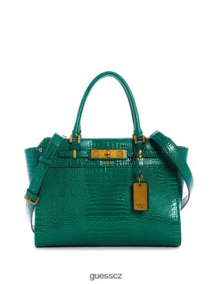 GUESS Czarna Torebka - GUESS Raffie Carryall zelený ženy 2BRD3321 tašky