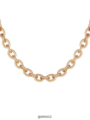 GUESS Czarna Torebka - GUESS Robustní řetězový náhrdelník zlato ženy 2BRD3924 příslušenství