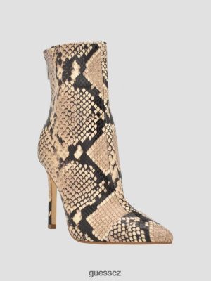 GUESS Czarna Torebka - GUESS SIMONE ZIP-UP HEEL BOOTIES Střední přirozené 101 ženy 2BRD3531 obuv