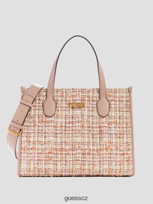 GUESS Czarna Torebka - GUESS Silvana Tweed tote ASP zelená ženy 2BRD2889 tašky