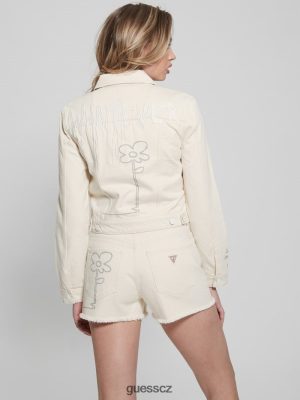 GUESS Czarna Torebka - GUESS Stevie džínové bundy odstín (yelp) ženy 2BRD180 oblečení