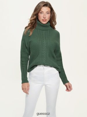 GUESS Czarna Torebka - GUESS Svetr z rolklenecký svetr z Dawna Moss Mat ženy 2BRD1551 oblečení