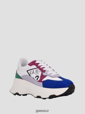 GUESS Czarna Torebka - GUESS TISNUTOSTI LOGA CALEBB Bílé graffiti ženy 2BRD3351 obuv