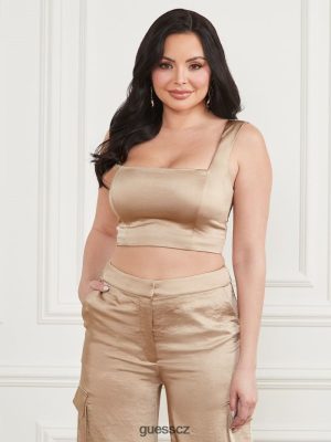 GUESS Czarna Torebka - GUESS Vera Crop Top Všímavý multi ženy 2BRD1131 oblečení