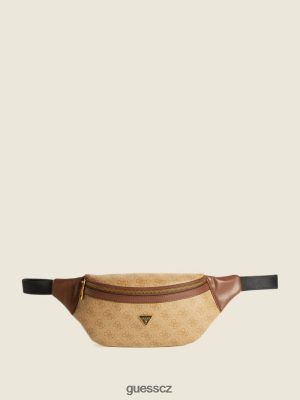 GUESS Czarna Torebka - GUESS Vezzola Belt Bag bambus muži 2BRD3198 příslušenství