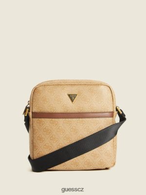 GUESS Czarna Torebka - GUESS Vezzola Flat Crossbody bambus muži 2BRD3246 příslušenství
