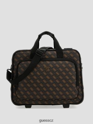 GUESS Czarna Torebka - GUESS Vezzola Pilot Trolley Travel Bag Brocade Blue ženy 2BRD3168 tašky