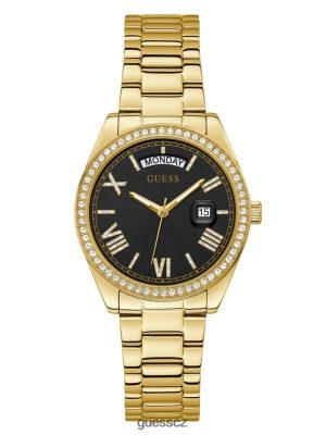 GUESS Czarna Torebka - GUESS analogové hodinky Zlatý tón a černá ženy 2BRD3618 příslušenství