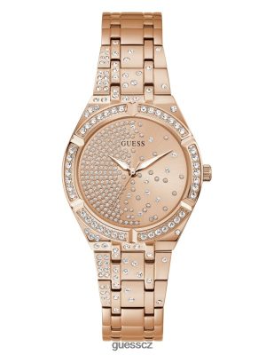 GUESS Czarna Torebka - GUESS analogové hodinky růžové zlato ženy 2BRD3627 příslušenství