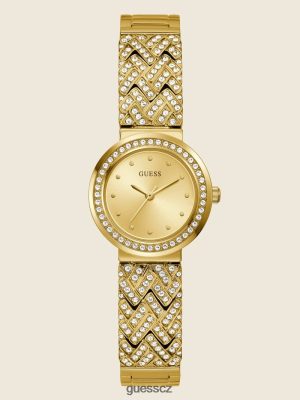 GUESS Czarna Torebka - GUESS analogové hodinky zlato ženy 2BRD3621 příslušenství