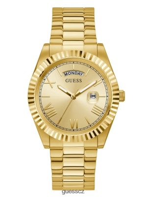 GUESS Czarna Torebka - GUESS analogové hodinky zlato muži 2BRD3603 příslušenství