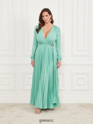 GUESS Czarna Torebka - GUESS Šaty Shamie Maxi Vintage obloha ženy 2BRD543 oblečení